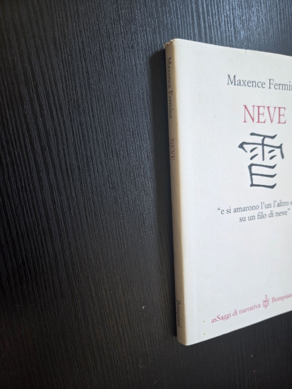Libri: Maxence Fermine NEVE libro usato Bompiani – Usato da Nyon venduto da direwolf97 2