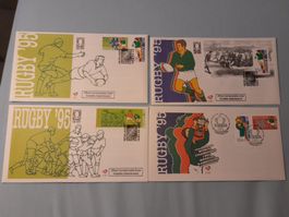 Südafrika Briefmarken Rugby 1995