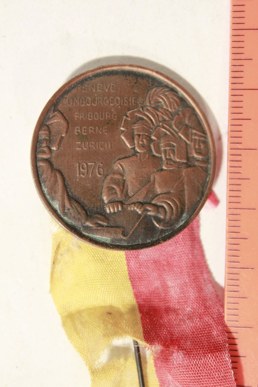 Medaillen: Medaille GE FR BE ZU – Gebraucht aus La plaine von 7A6T2ME 2