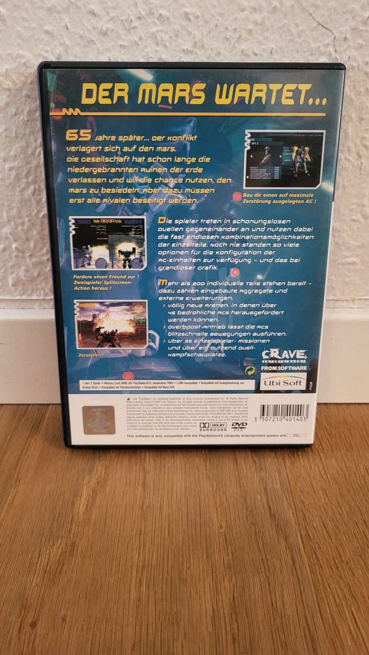 Sony Giochi: PS2 - Armored Core 2 – Usato da Münsingen venduto da DigitaleSpielecke 1