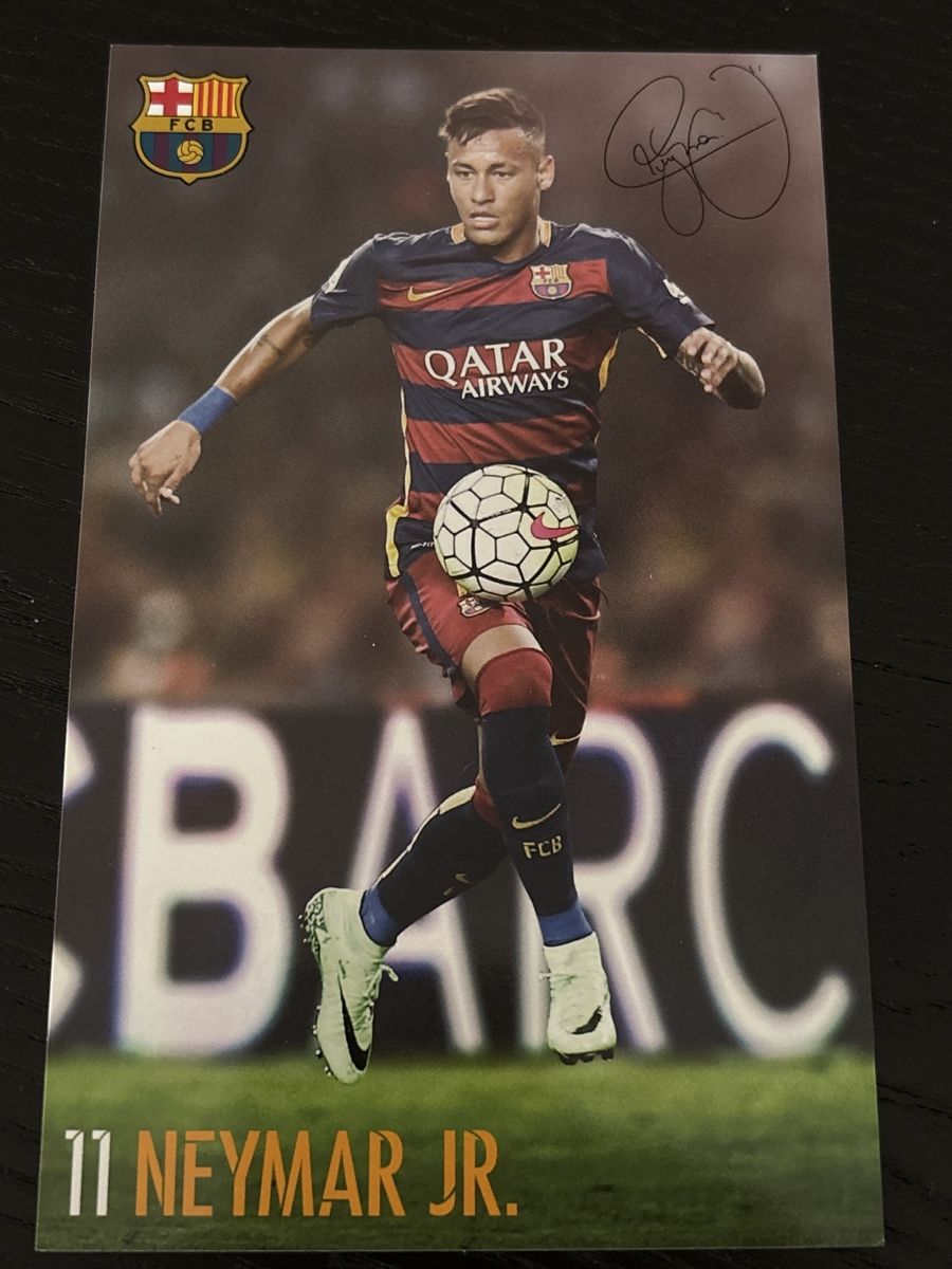 Autografi: Druck Autogrammkarte Neymar Jr. Barça – Nuovo (secondo la descrizione) da Uetendorf venduto da hoisle