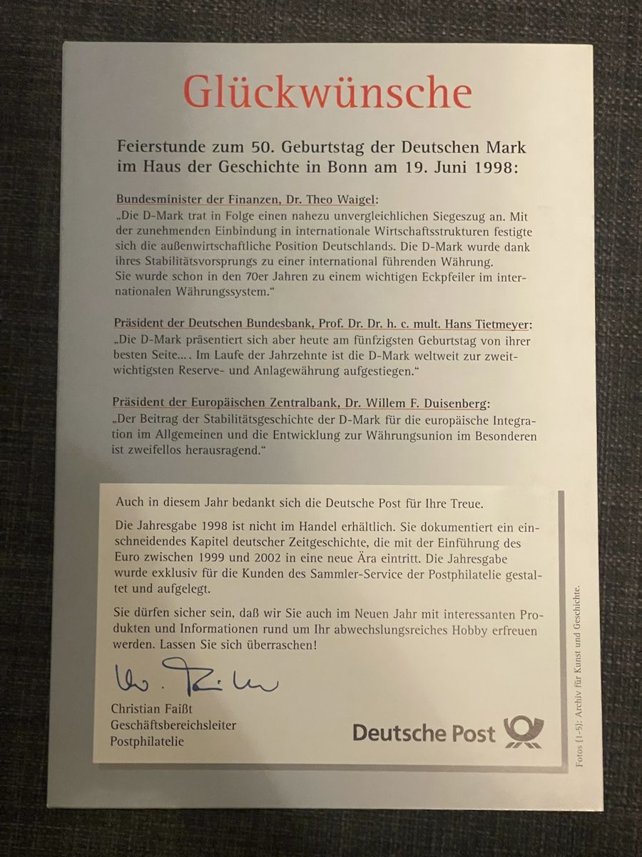 Alle Briefmarken: Deutsche Post Briefmarken – Neu (gemäss Beschreibung) aus Zweidlen von EuroCoins 3