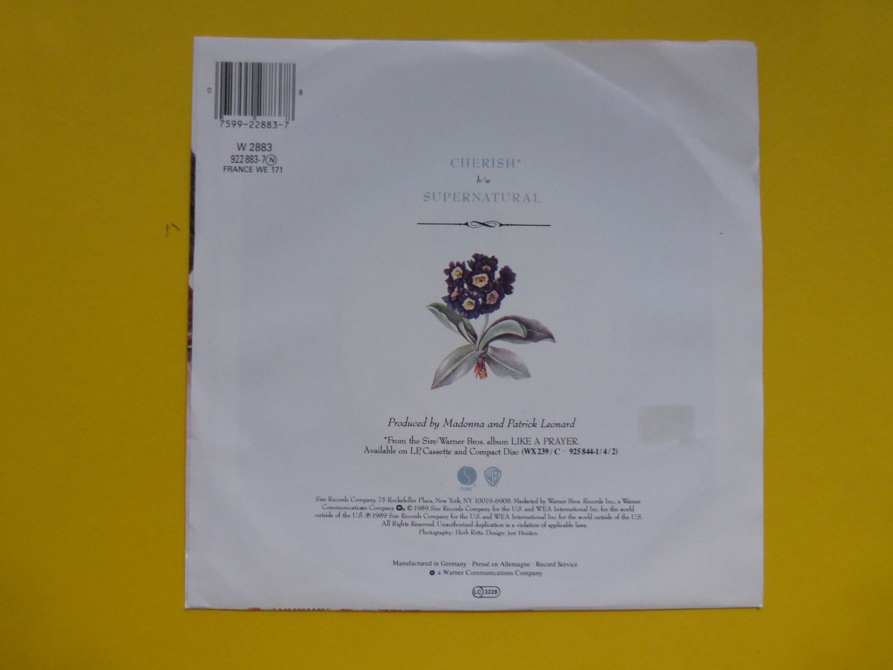 Dischi in vinile: Madonna – Cherish – Usato da Zürich venduto da Swiss57 1