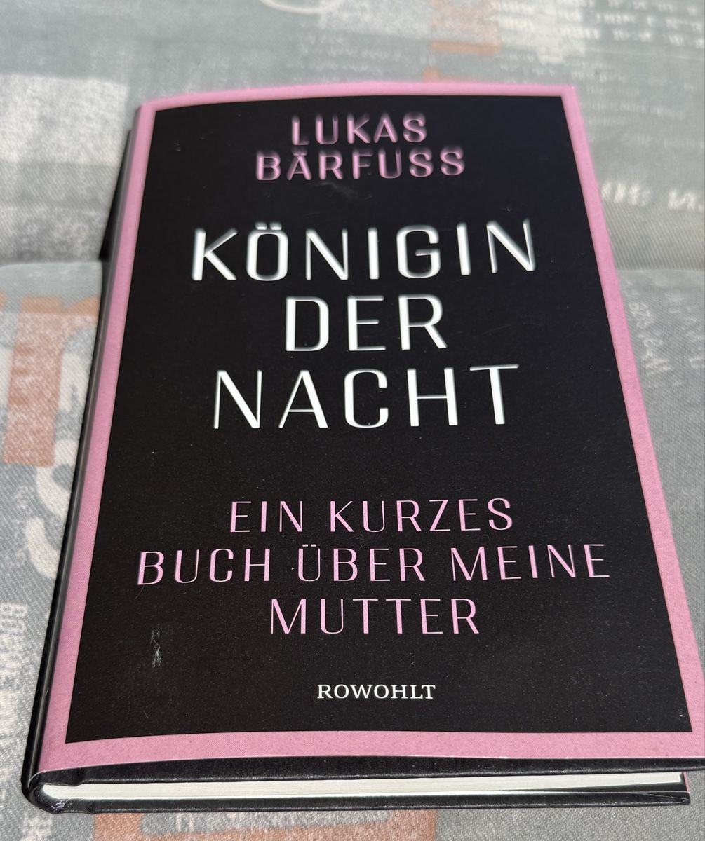 Königin der Nacht Lukas Bärfuss Buch wie neu