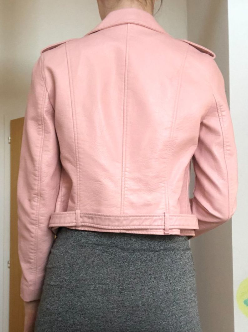 Giacche: Veste en cuir rose – Usato da Bulle venduto da sop_ct6x 4