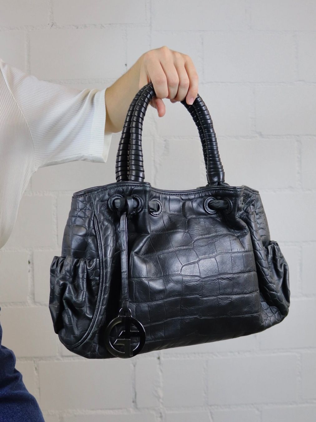 Armani Borse da donna: Vintage Giorgio Armani Ledertasche – Usato da Widnau venduto da flottifetze