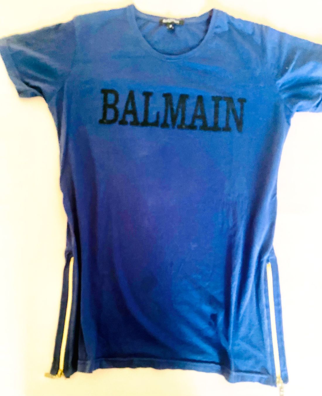 Balmain T-shirt: Balmain Tshirt dunkelblau – Usato da Zürich venduto da Sol65 1