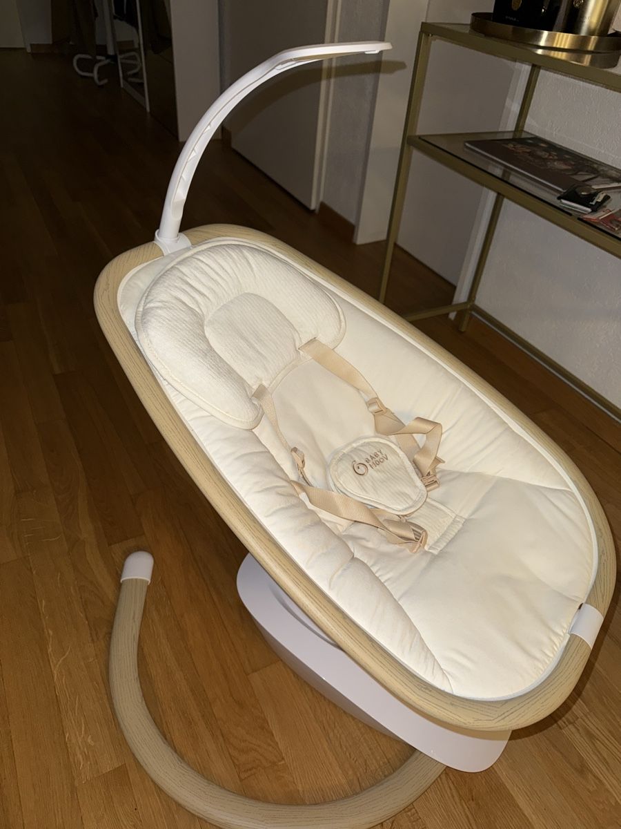 Babymoov Sdraiette & Sdraiette a dondolo: Elektronischer Babyschaukel/Wippe, toller Zustand – Usato da Neuhausen venduto da humacagman 3