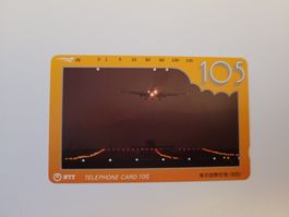 Telefonkarte Japan "Flugzeug"