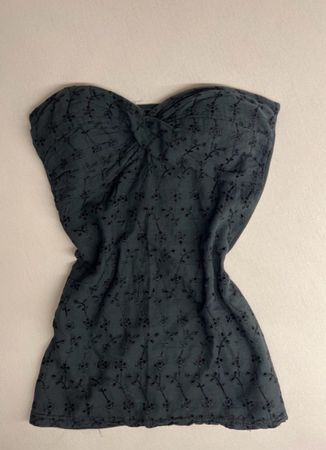 Sommer Oberteil, Bustier, Größe S, neuwertig, Grau Top
