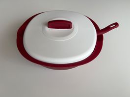 Tupperware ideal  für Suppe und Salate -  Rot/Weiss
