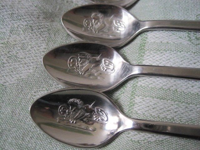 Cucchiai: 4 MOKKA-LÖFFEL, ROLEX / BUCHERER, LUZERN – Usato da Zürich venduto da Fredor01 1