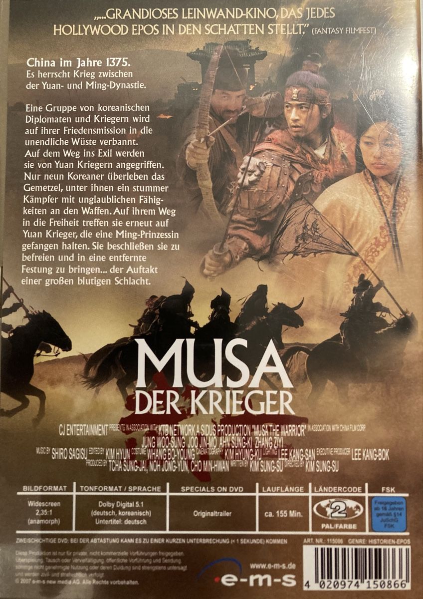 Tutti i DVDs: Musa der Krieger - DVD – Usato da Hunzenschwil venduto da nixnevis 1