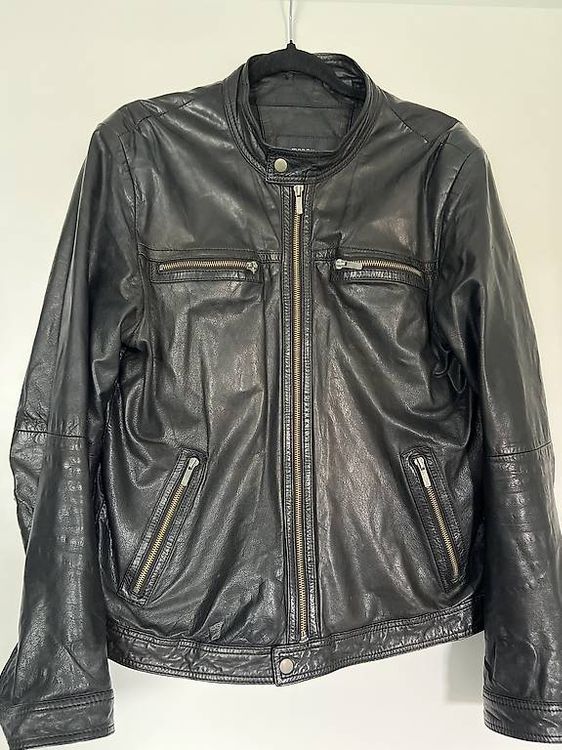 Giacche: Schwarze Herrenlederjacke – Usato da Herisau venduto da dor_66sp