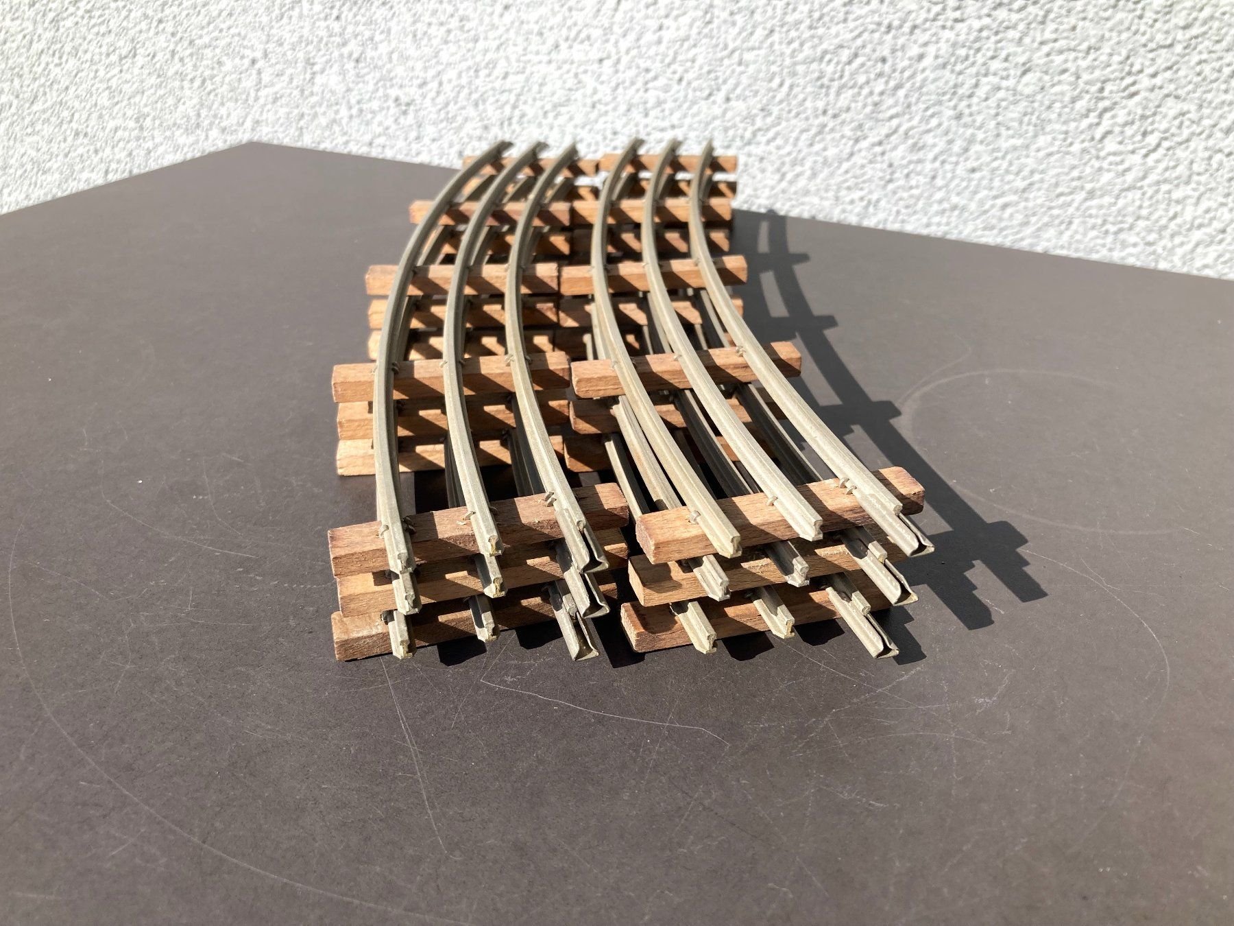 Buco Modellini di ferrovie: BUCO Stahlschienen 122er, 6 Stück – Usato da Therwil venduto da kuuvalo 3