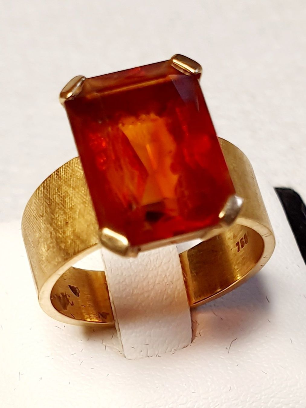 Anelli: Gold Fingerring – Nuovo e nell'imballaggio originale da Zürich venduto da adriben 4
