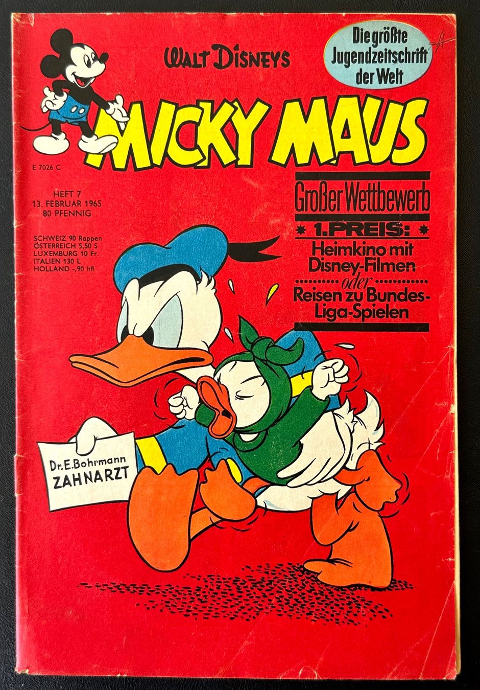 Fumetti: Mickey Maus Nr. 7 1965 – Usato da Seltisberg venduto da quadartswiss