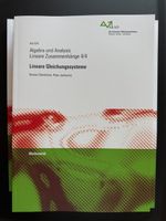 Mathematik Buch Algebra Analysis Lineare Gleichungssysteme