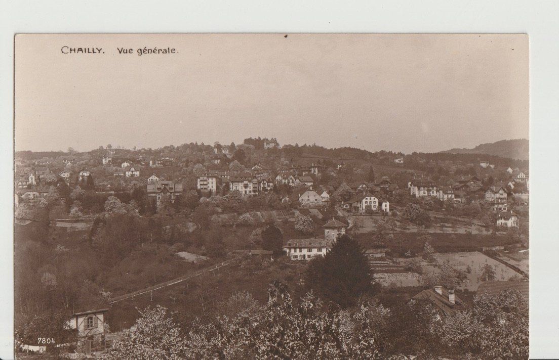 Cartoline postali: Chailly Lausanne - Vue générale – Usato da Lausanne venduto da PL22neufx