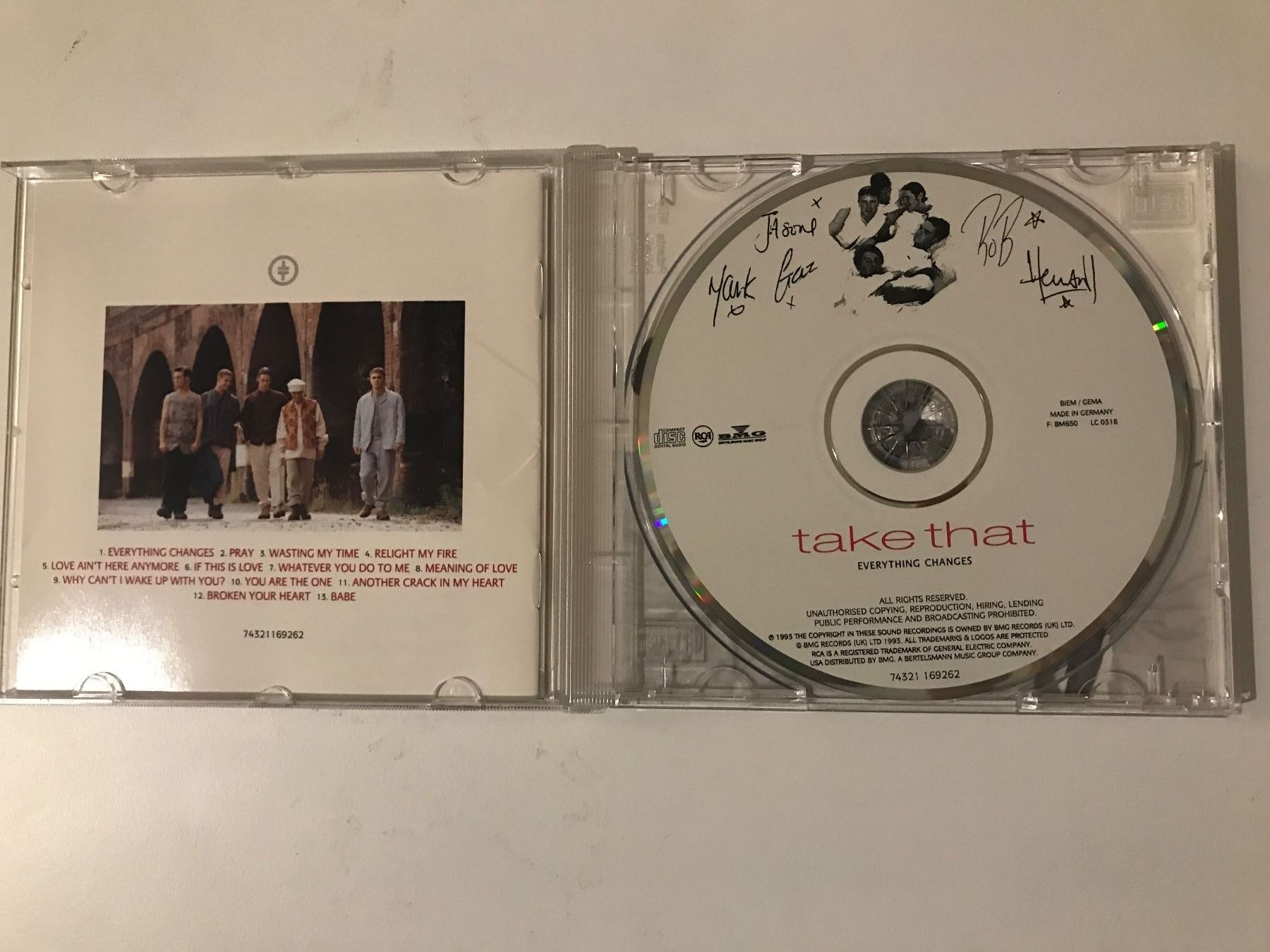 CDs: CD- Take That- Everything Changes – Gebraucht aus Guntershausen von Gloominati 2