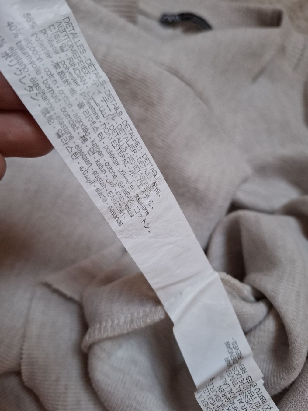 Maglioni & Felpe: Oversize Sweatshirt Gr. M Crop Schnitt Hellgrau Basic 6000 – Usato da Vinelz venduto da sonnenmond77 7