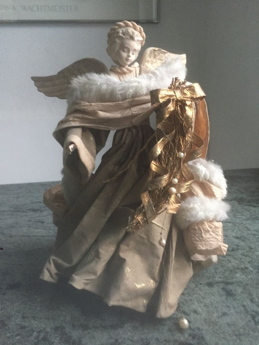 Figuren: Traumhaft schöner, antiker Engel – Gebraucht aus Wettingen von Atollkirsche