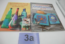 2 Bastelbücher Serviettentechnik, Nr. 3a
