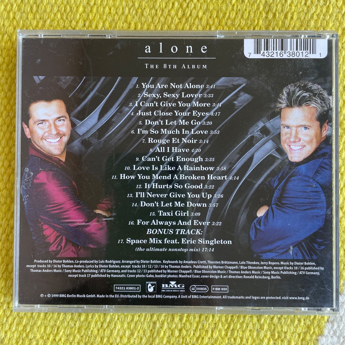 CD: MODERN TALKING-ALONE THE 8TH ALBUM – Usato da Rorschacherberg venduto da CD-Roli 1