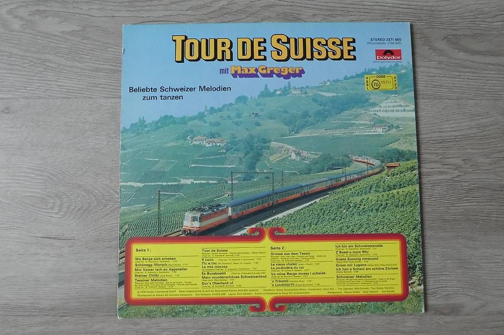 Vinyles: Max Gregor LP. Titel: Tour de Suisse – D'occasion à Andelfingen par Annegret06 1