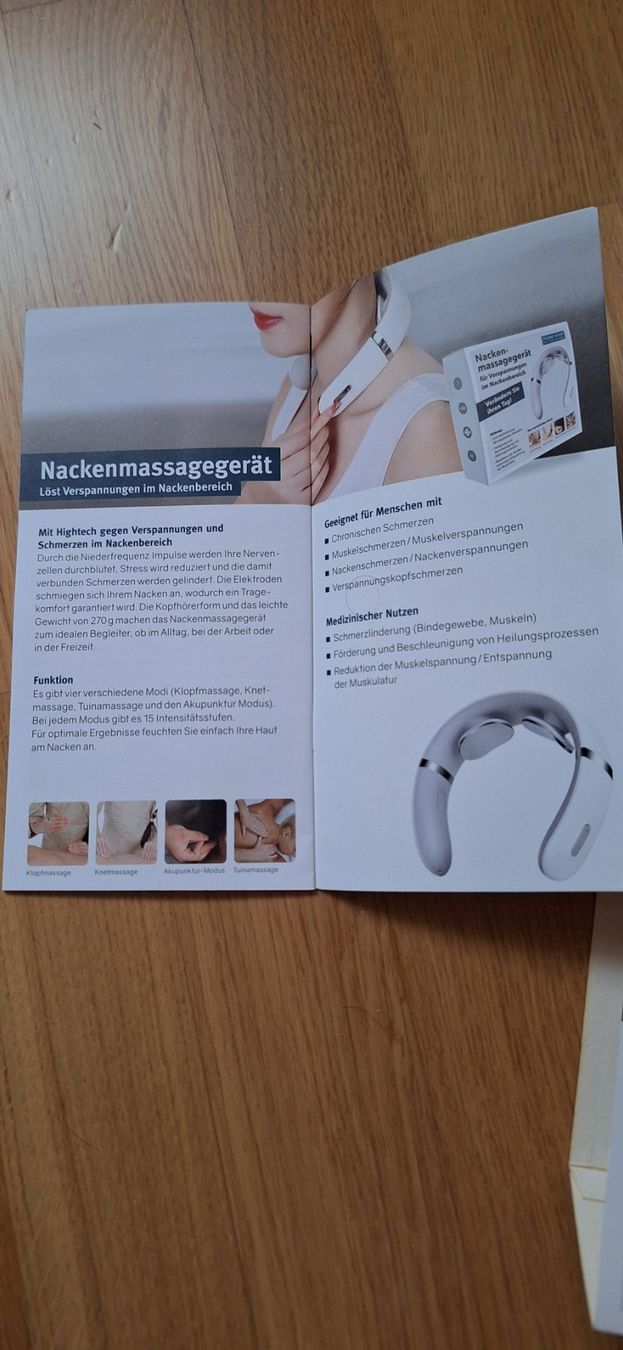 Dispositivi per massaggi: Masseur de nuque / Nacken-Massagegerät – Nuovo e nell'imballaggio originale da Lussery-Villars venduto da pousinete02 4