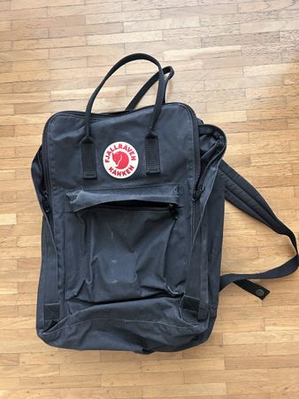 Rucksack Fjällräven Kånken Laptop 17 Zoll schwarz gebraucht