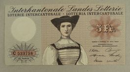 LOS INTERKANTONALE LANDES-LOTTERIE, 1940