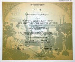 AG für Historische Wertpapiere, Wolfenbüttel - 1994