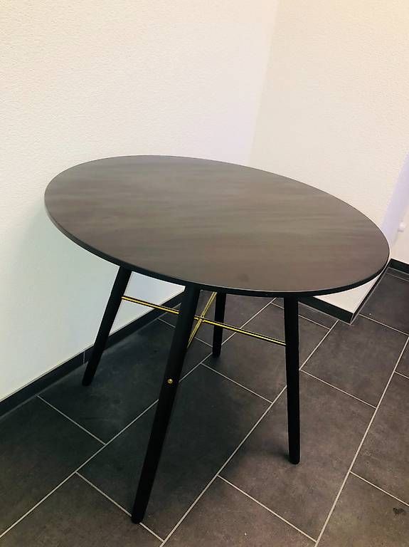 Tische: Round Black & Gold Table  Unique Custom Finish – Gebraucht aus Pfäffikon SZ von mag_q79n 1
