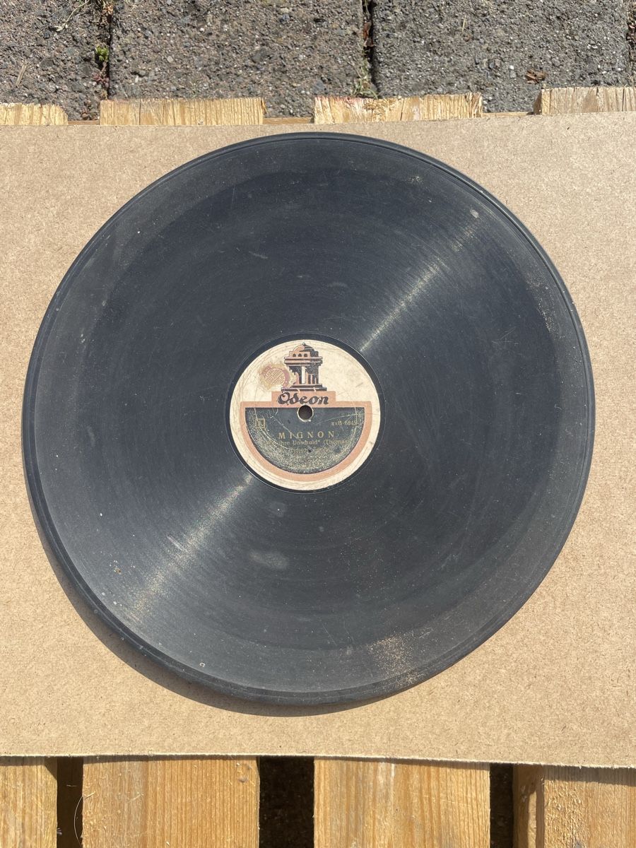 Dischi in vinile: Schallplatte Schellack Odeon ca. 1920 Antik – Usato da Wallisellen venduto da KersP_22 2