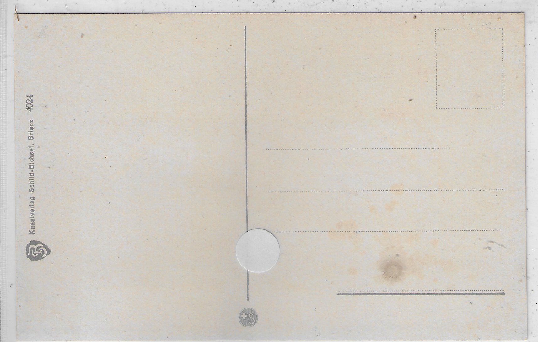 Cartoline postali: Niesen-Bahn - Ausweiche II. Sektion - Litho – Usato da Ettingen venduto da Kartenplanet 1
