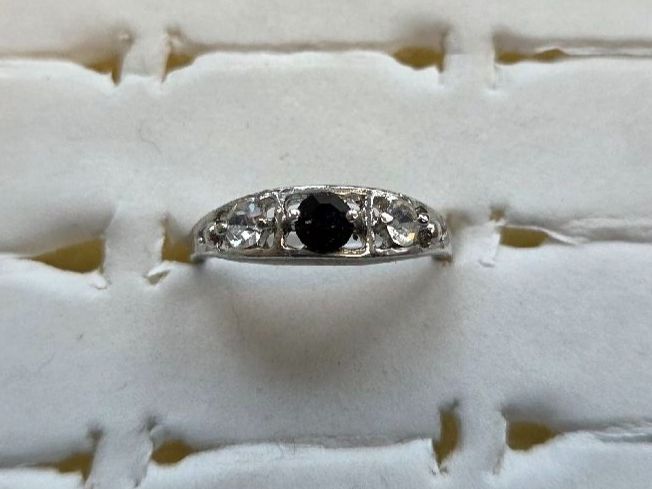 Anelli: Bague fantaisie pierre noire – Nuovo (secondo la descrizione) da Territet venduto da Cenh 4