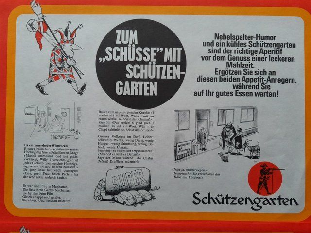 Set di tavolo e panche: Bier Brauerei Schützengarten Tischsets – Usato da St.Gallen venduto da Stocken64 2