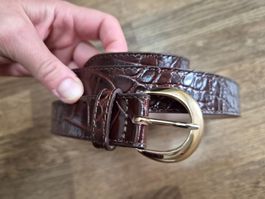 & Other Stories brown leather belt