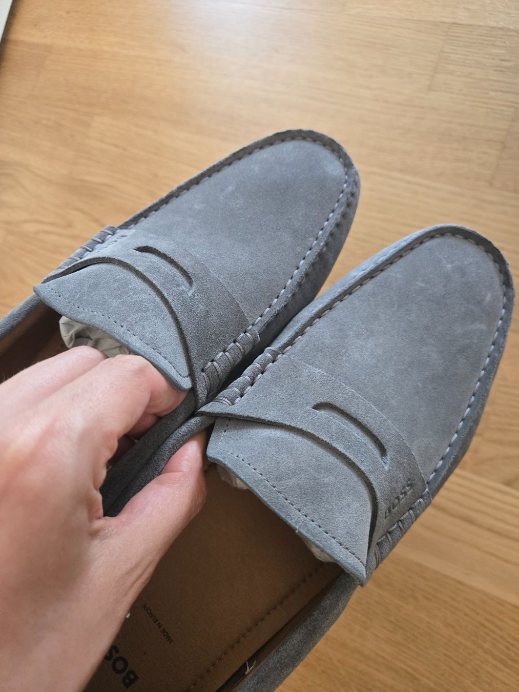 Hugo Boss Scarpe da uomo: Hugo Boss moccasins loafers size 41 – Nuovo e nell'imballaggio originale da Horgen venduto da dariajedraszyk 1