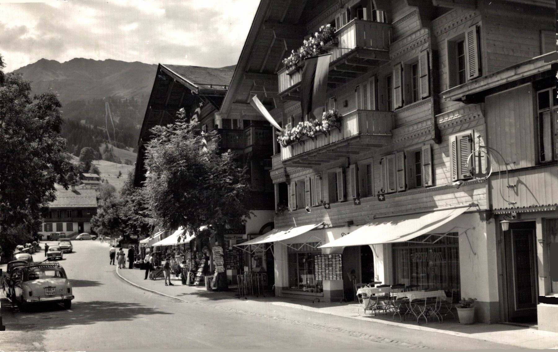 Cartoline postali: Lenk i. S., Dorfpartie – Usato da Bronschhofen venduto da Astore