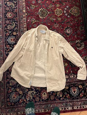 Carhartt WIP Madison Cord Shirt beige – Cordhemd Grösse M