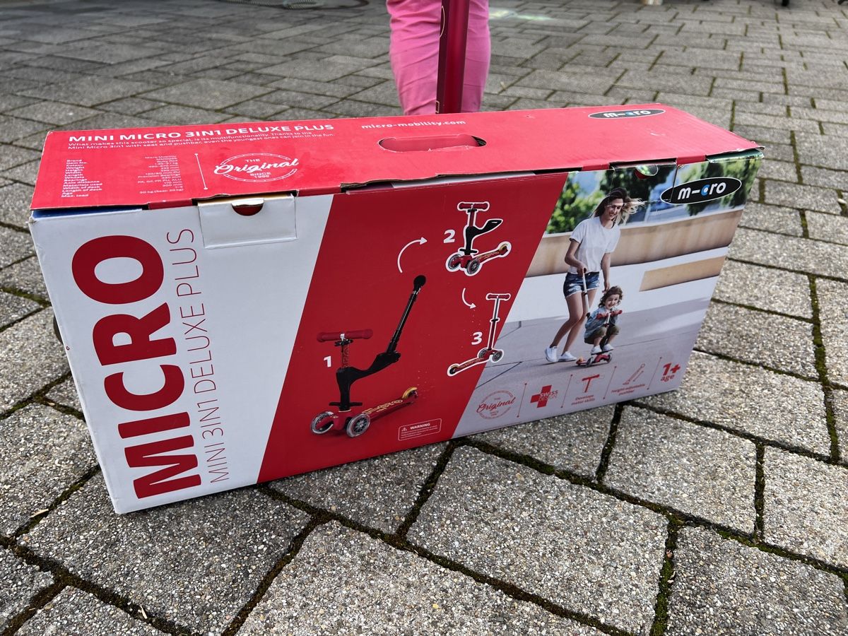 Micro Kickboard: Micro Micro 3in1 Deluxe Plus Trotti Scooter Pink – Usato da Einsiedeln venduto da Nintu 1