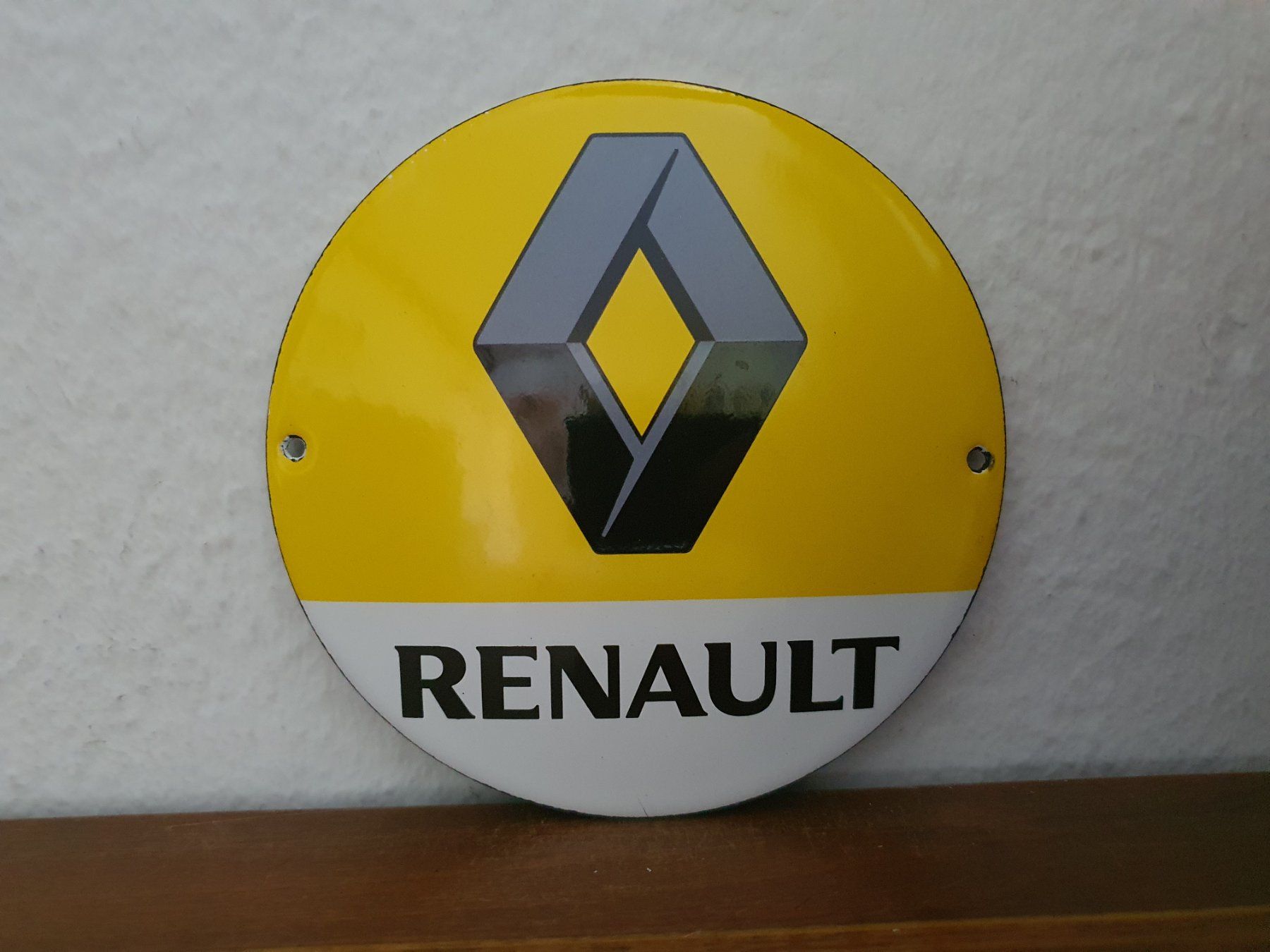 Insegne: Emailschild Renault Auto Logo Werkstatt Emaille Schild Retro – Nuovo (secondo la descrizione) da Schaffhausen venduto da pfanis09