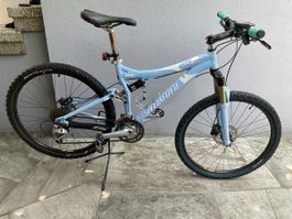 Mountainbike Specialized FSR M4 gebraucht hellblau