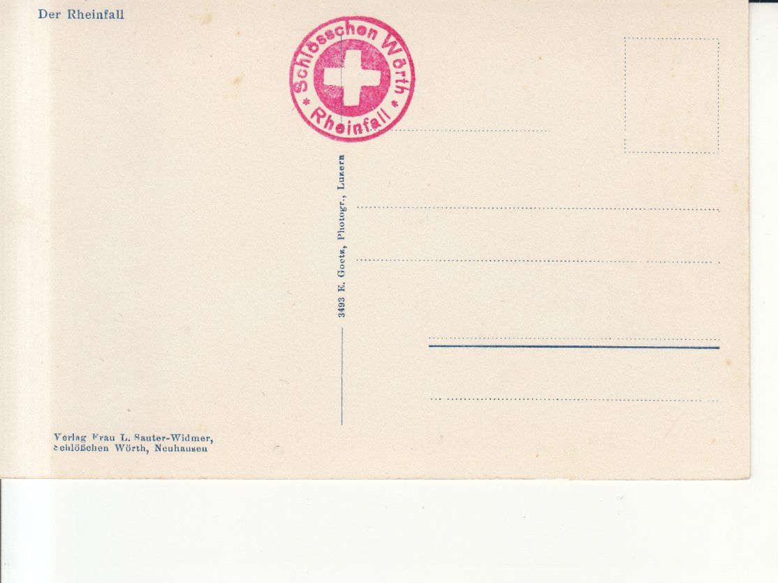 Cartoline postali: Rheinfall ca. 1930 – Usato da Bürglen TG venduto da StampGraf 1