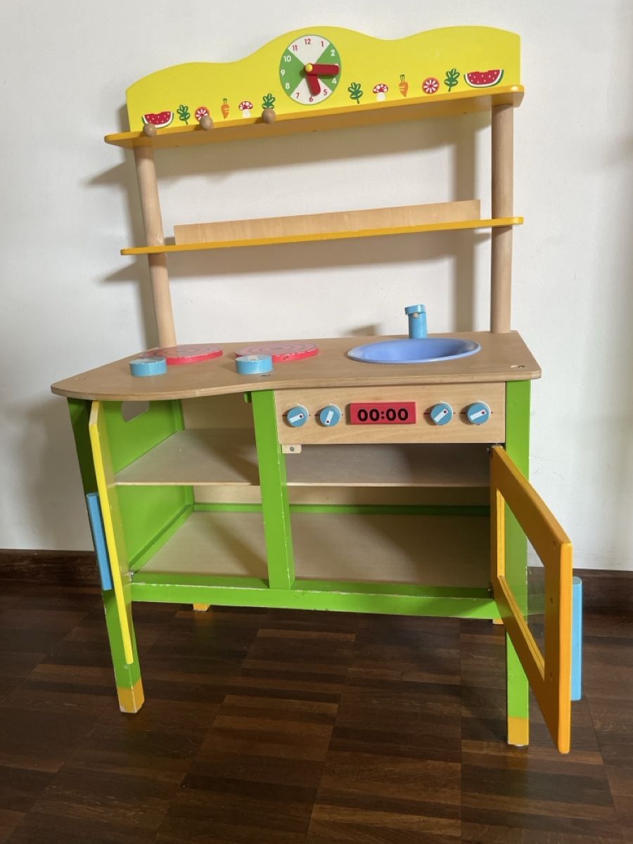Jouets: Spielküche aus Holz – D'occasion à Jona par Moeff 1