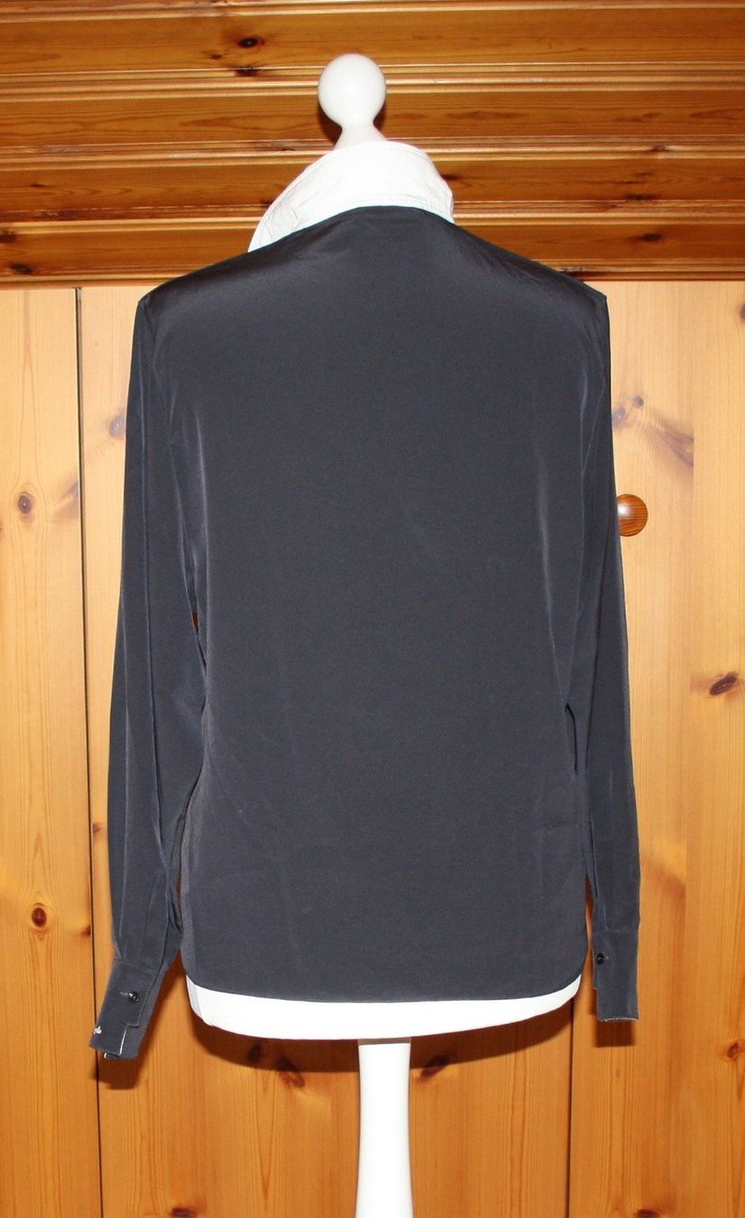 Camicette: Bluse LUTZ TEUTLOFF schwarz - weiss Gr. 42 – Usato da Flüelen venduto da Diversicum-Textil 3