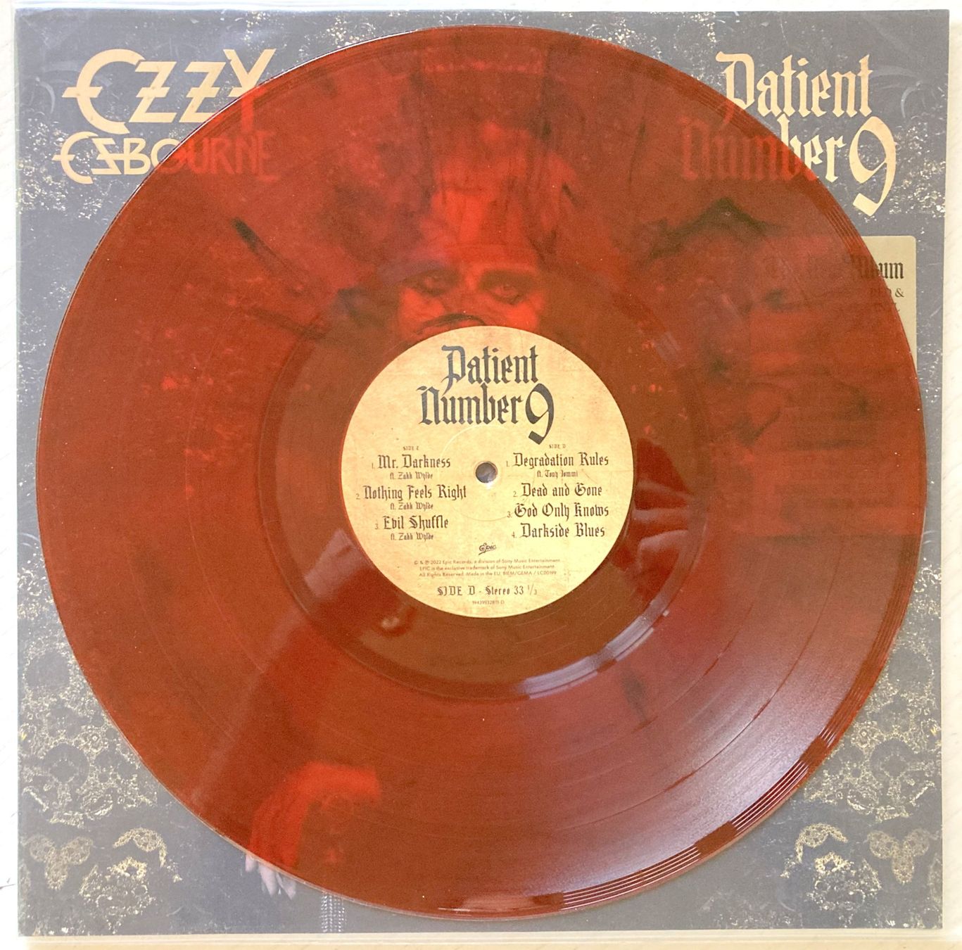 Vinyles: BLACK SABBATH / OZZY OSBOURNE - PATIENT NUMBER 9 – D'occasion à Bottens par hotter-than-hell 1