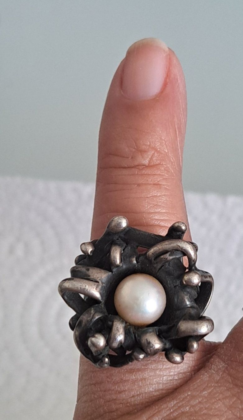 Anelli: Bague en argent artisanal – Usato da Biel/Bienne venduto da raf_2yqq